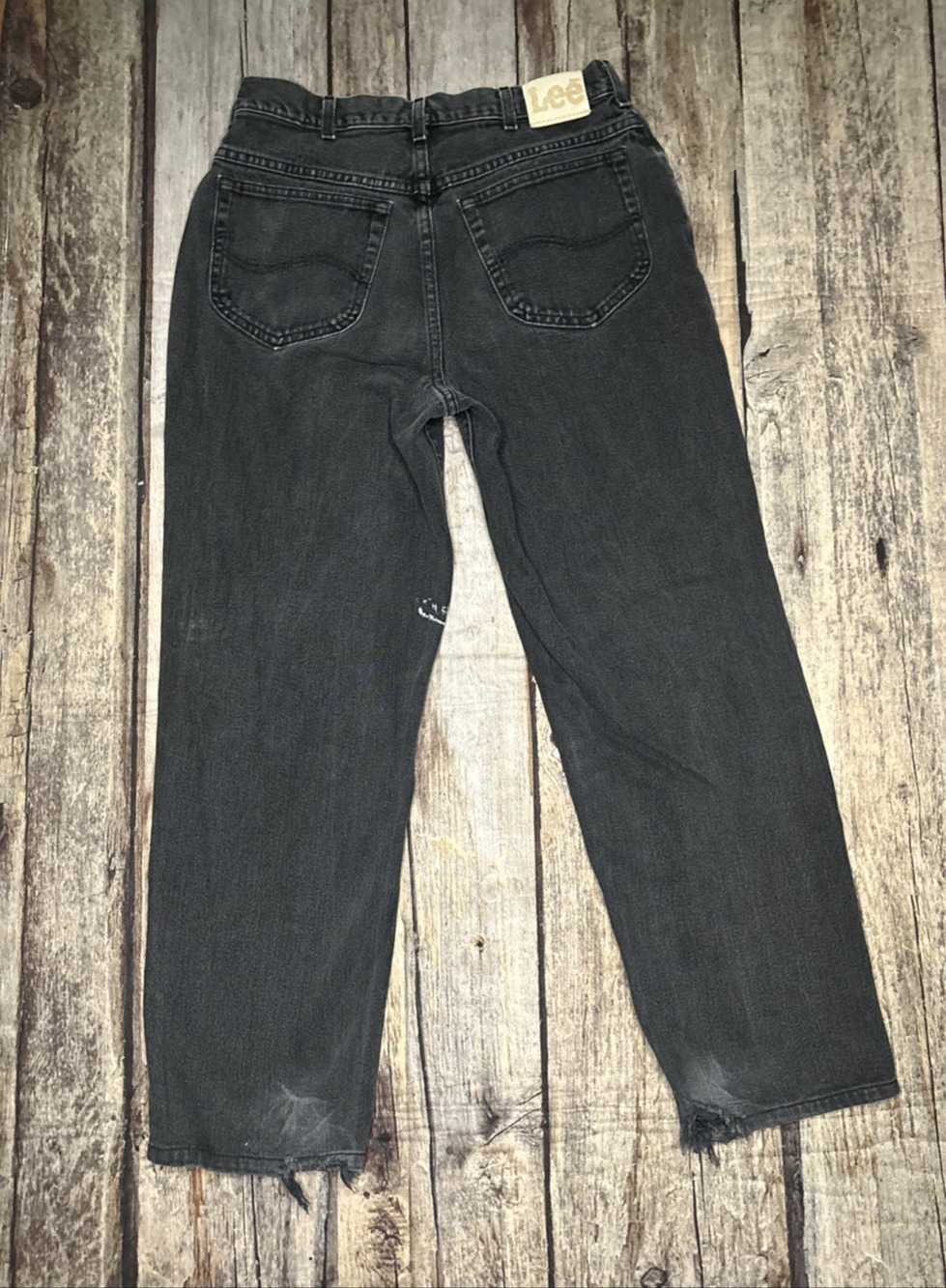 Lee Vintage 90’s Heavyweight USA Fabric Black Jeans Men’s Size 30/30